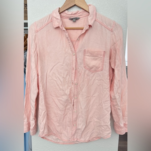Rubbish Tops - Light Pink Button-Up Shirt